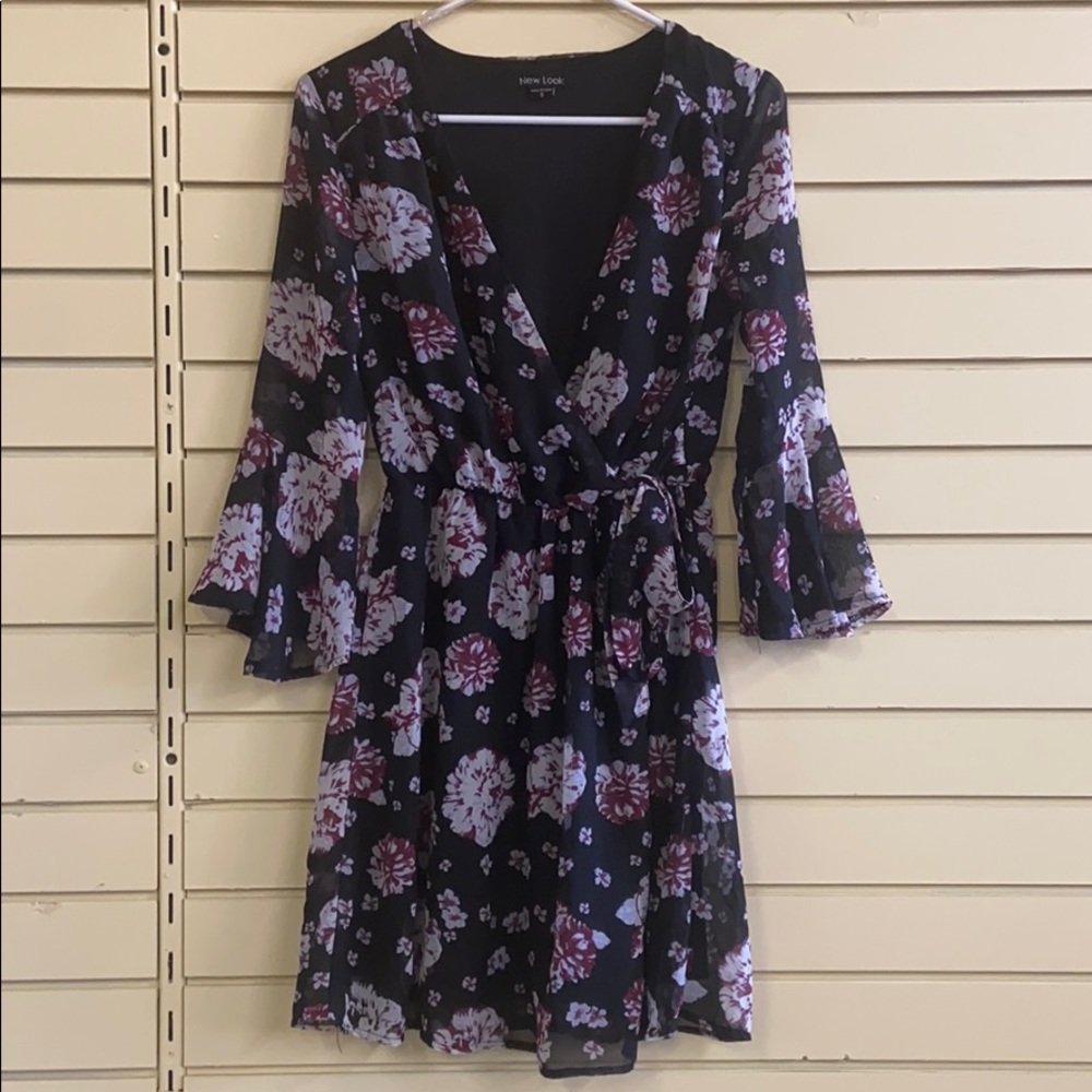Floral Wrap Dress